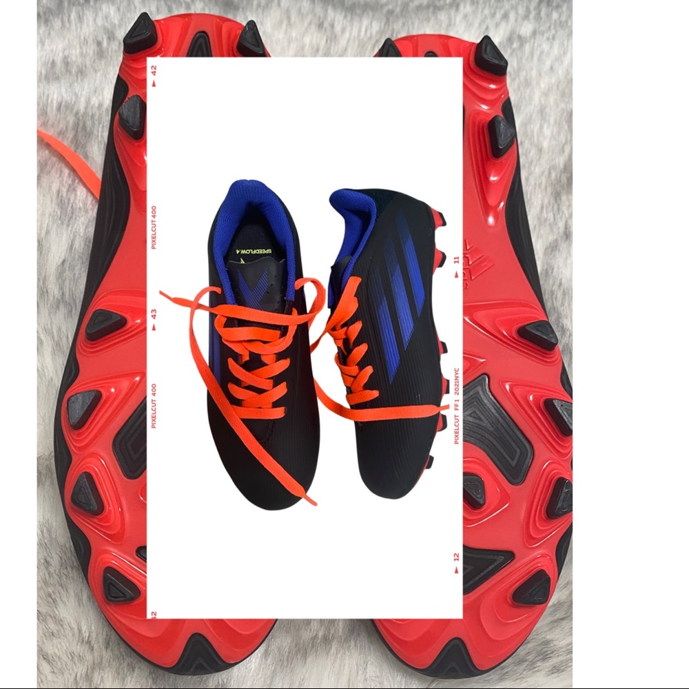 Kids - NEW - Never Used - Adidas  X Speedflow.4 FxG Soccer Cleats